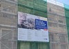 Baubanner für Baustelle der Kulturhauptstadt